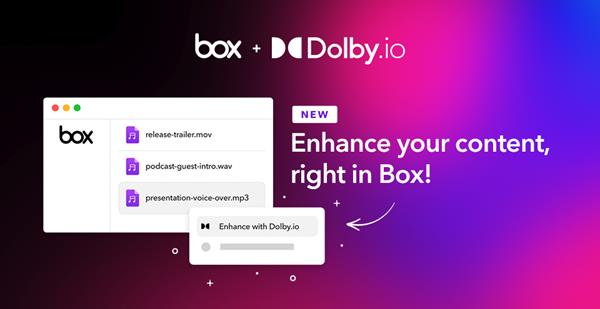Box with Dolby.io Service