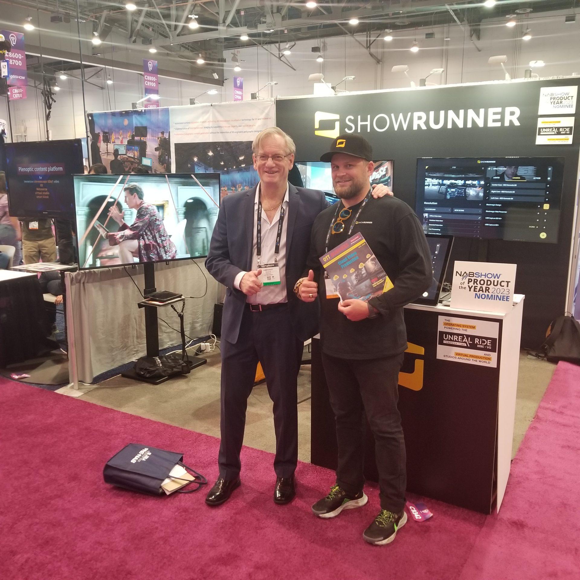 Jeffrey Glaser and Lawrence Harte OTT Business Interview at the NAB Show