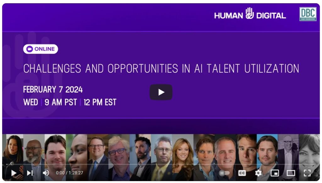 Webinar on Identifying, Monitoring and Monetizing Human Talent Personas and Related Digital Assets